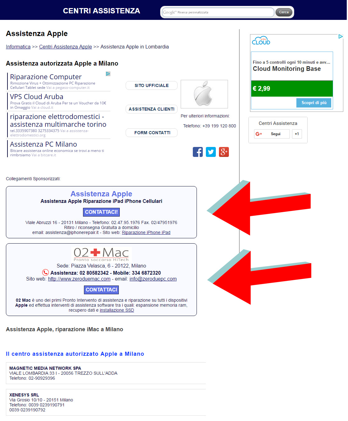 Iscrizione Premium